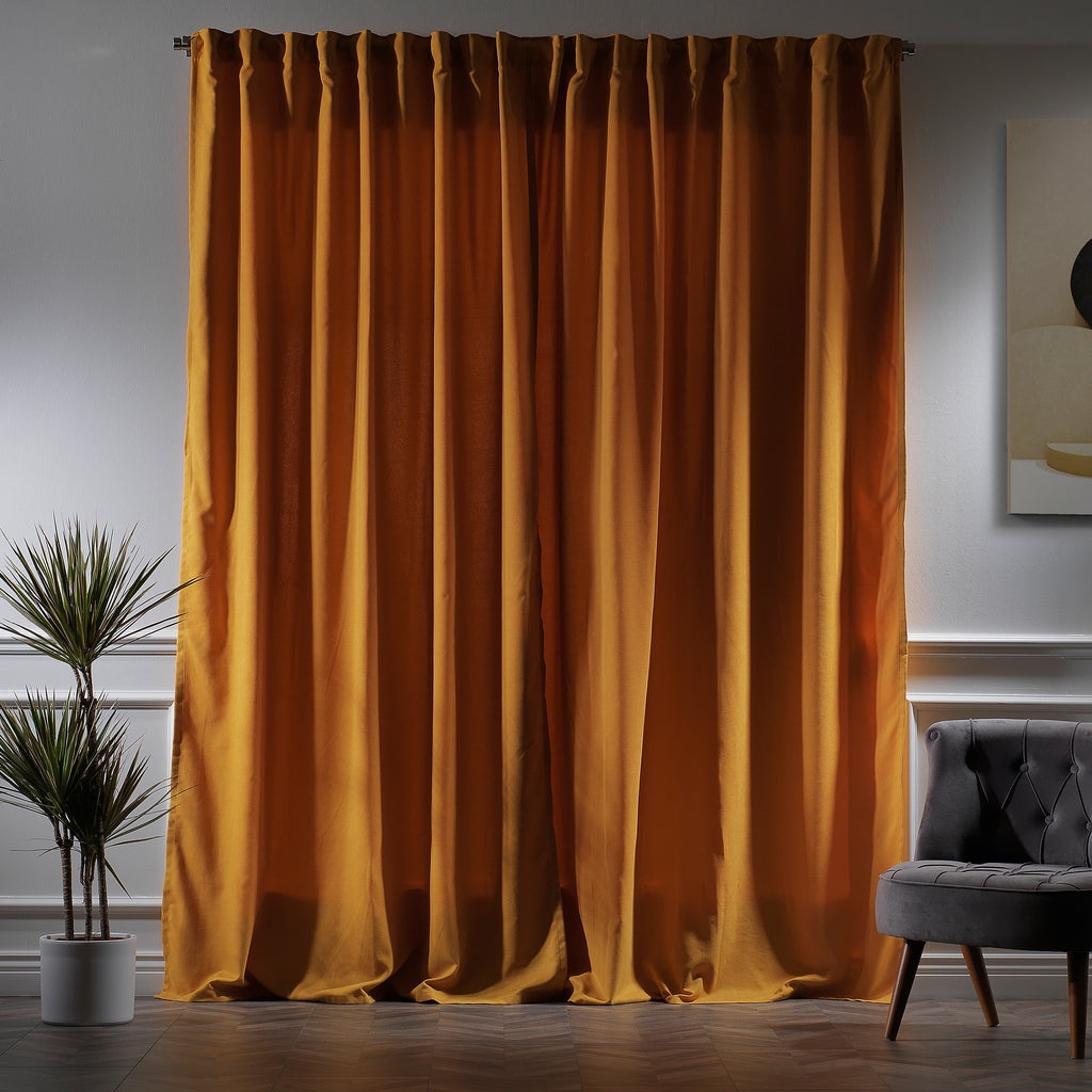 Home Curtains & blinds Douceur d intérieur VELVETINE Yellow