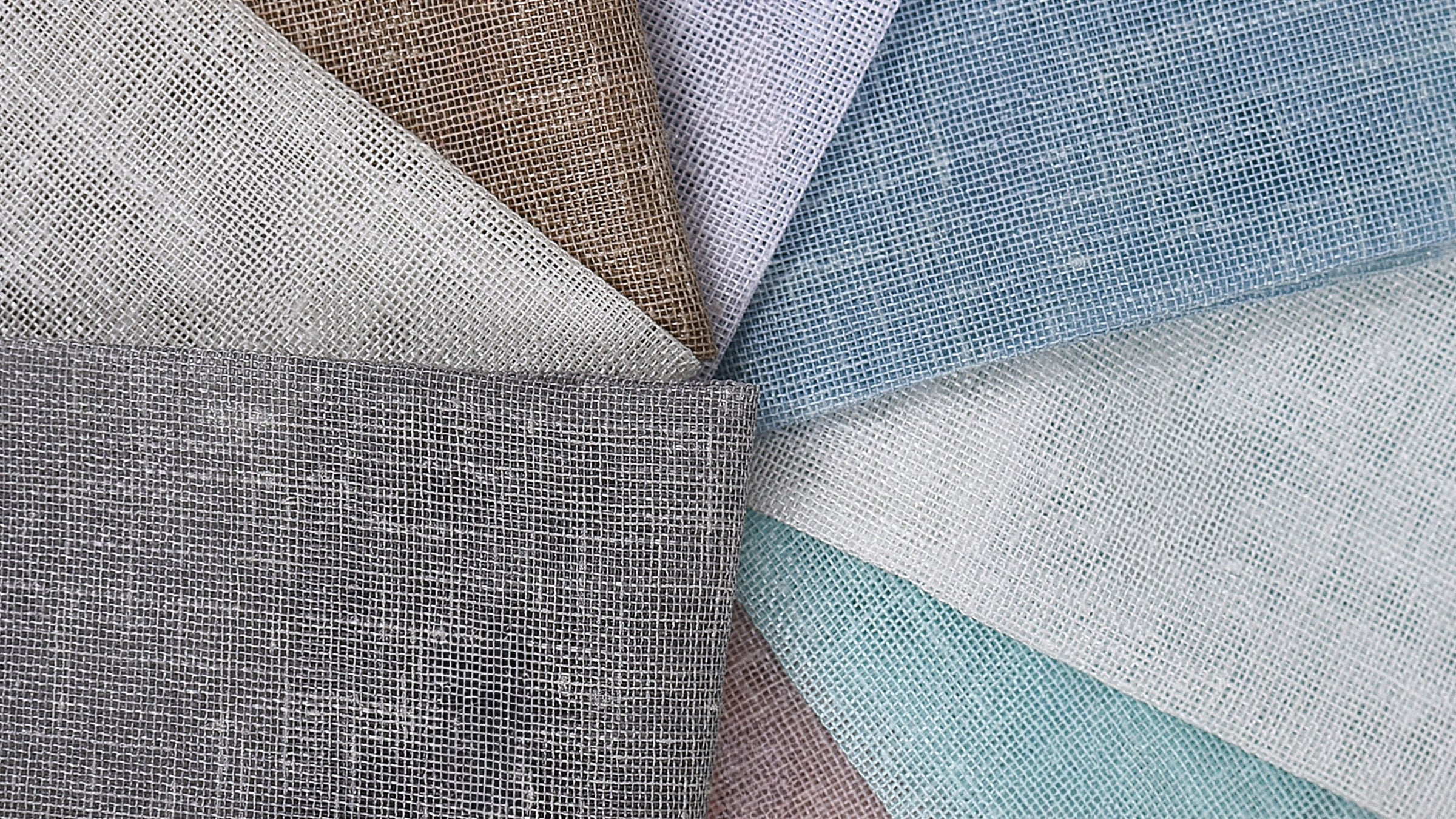 100% Linen Sheer Swatches