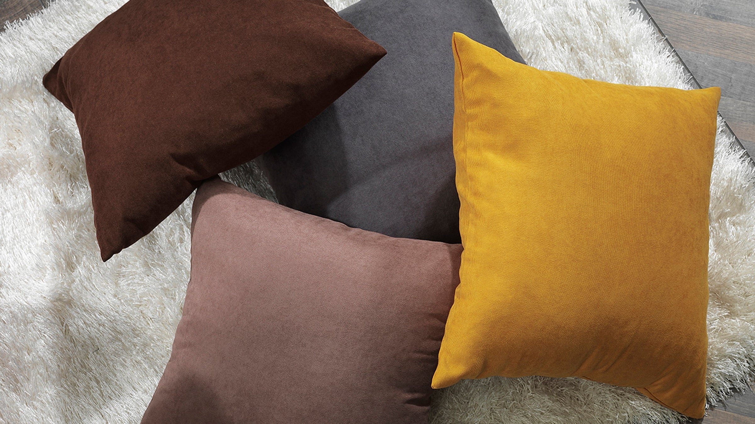 Faux Velvet look Cushion Covers