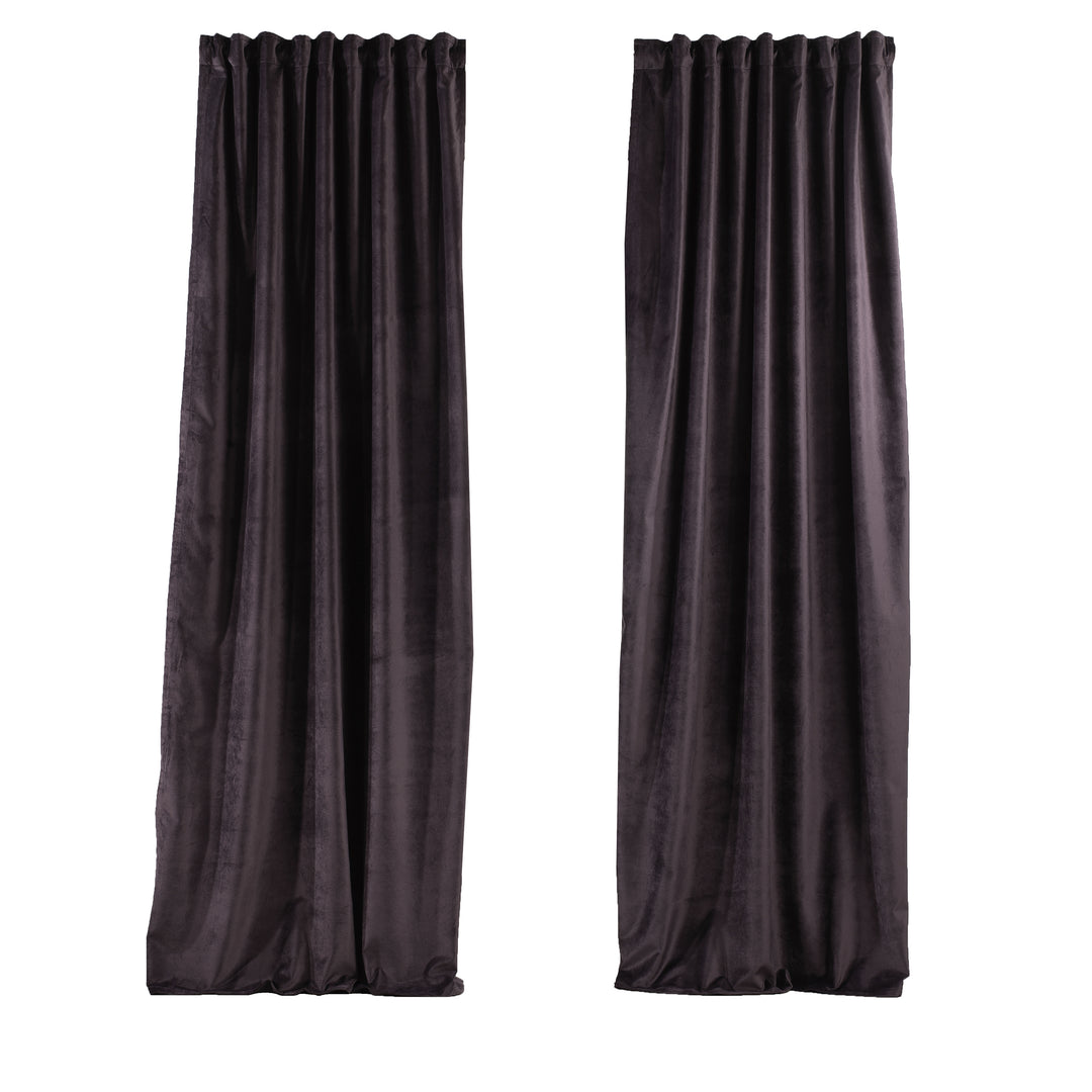 Solid Luxury Matte Velvet Curtain Panel - 70 Colors, Multiple Sizes