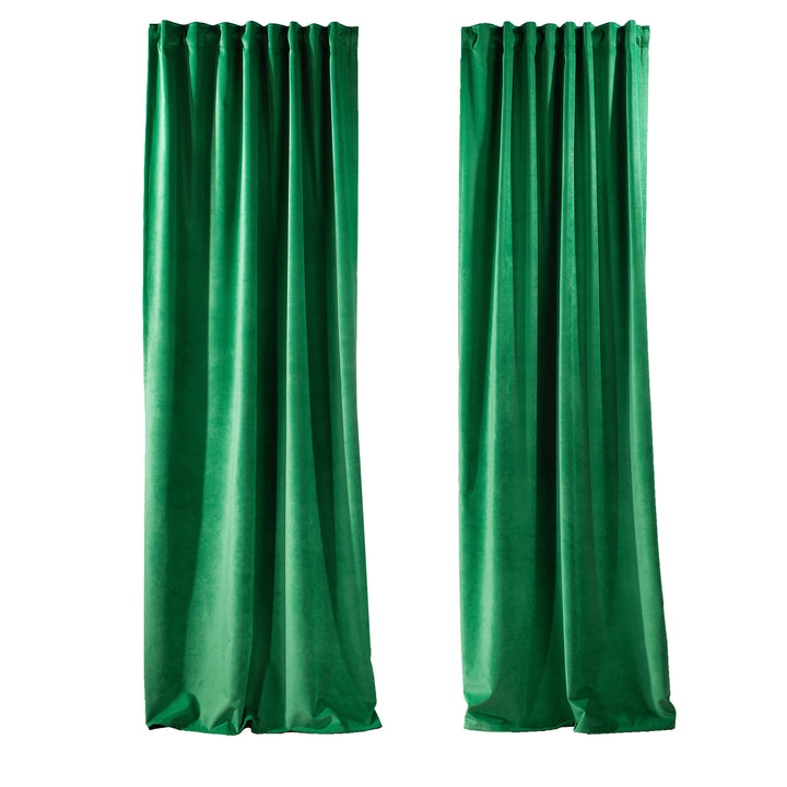 Solid Luxury Matte Velvet Curtain Panel - 70 Colors, Multiple Sizes