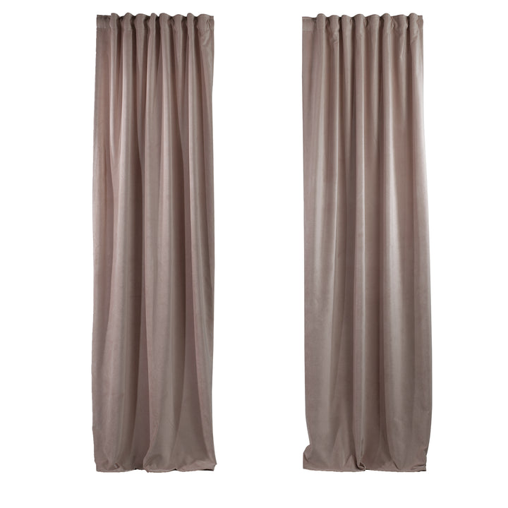 Solid Luxury Matte Velvet Curtain Panel - 70 Colors, Multiple Sizes