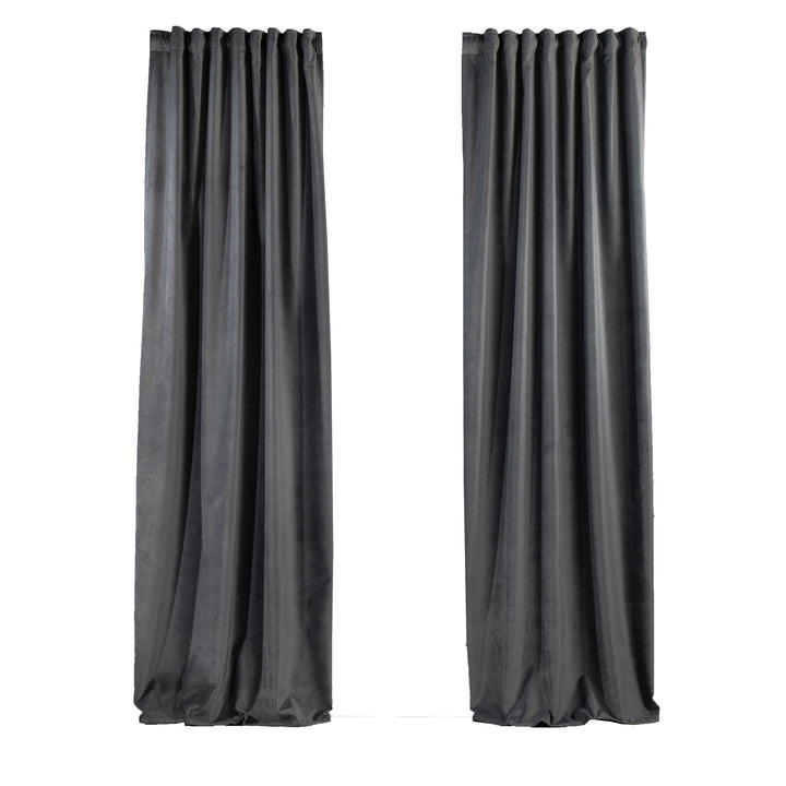 Solid Luxury Matte Velvet Curtain Panel - 70 Colors, Multiple Sizes