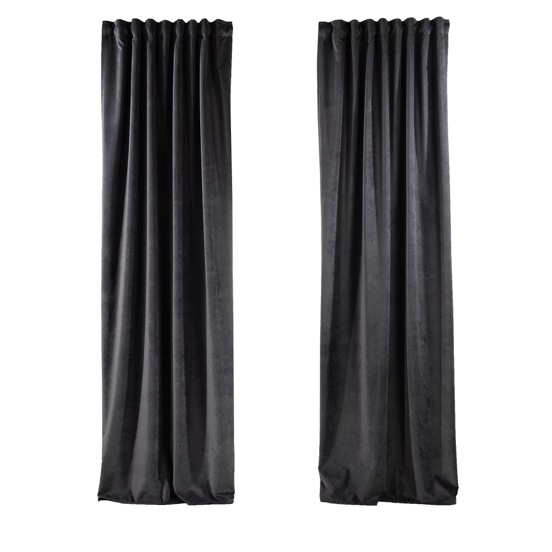 Solid Luxury Matte Velvet Curtain Panel - 70 Colors, Multiple Sizes