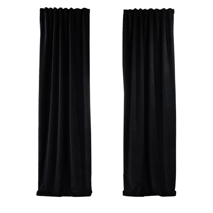 Solid Luxury Matte Velvet Curtain Panel - 70 Colors, Multiple Sizes