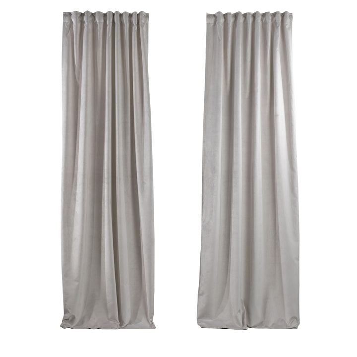 Solid Luxury Matte Velvet Curtain Panel - 70 Colors, Multiple Sizes