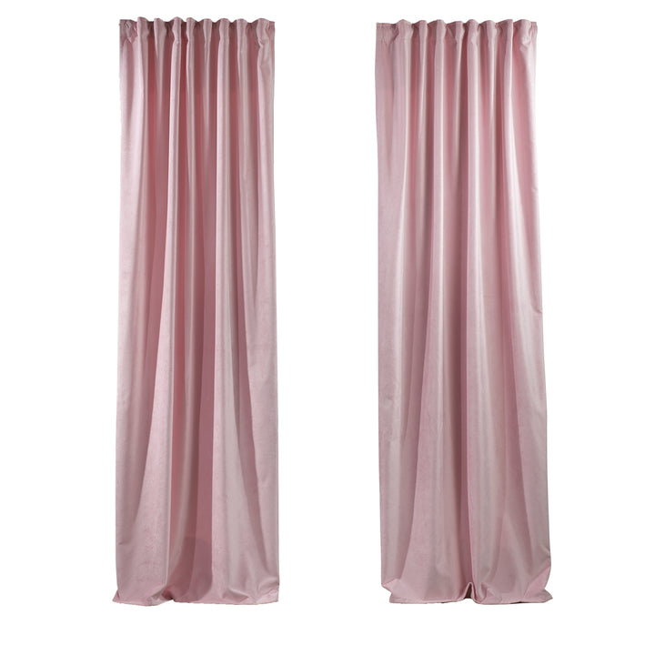 Solid Luxury Matte Velvet Curtain Panel - 70 Colors, Multiple Sizes