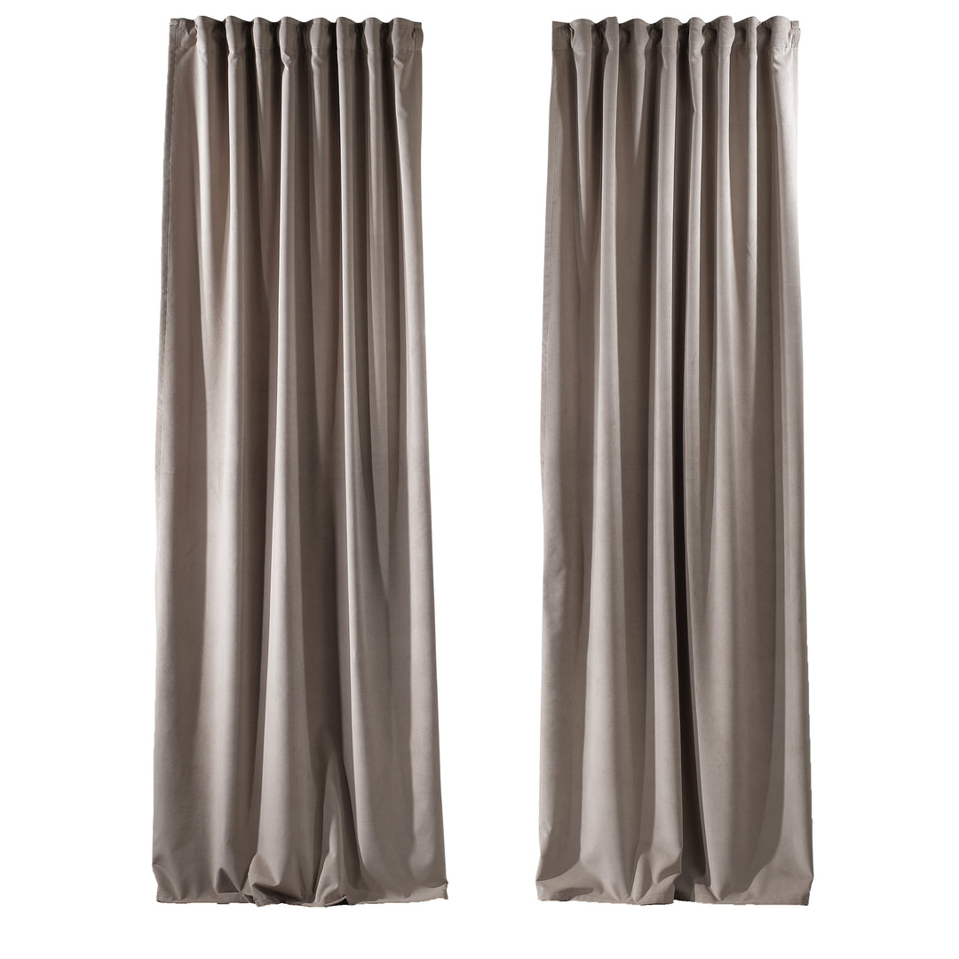 Solid Luxury Matte Velvet Curtain Panel - 70 Colors, Multiple Sizes