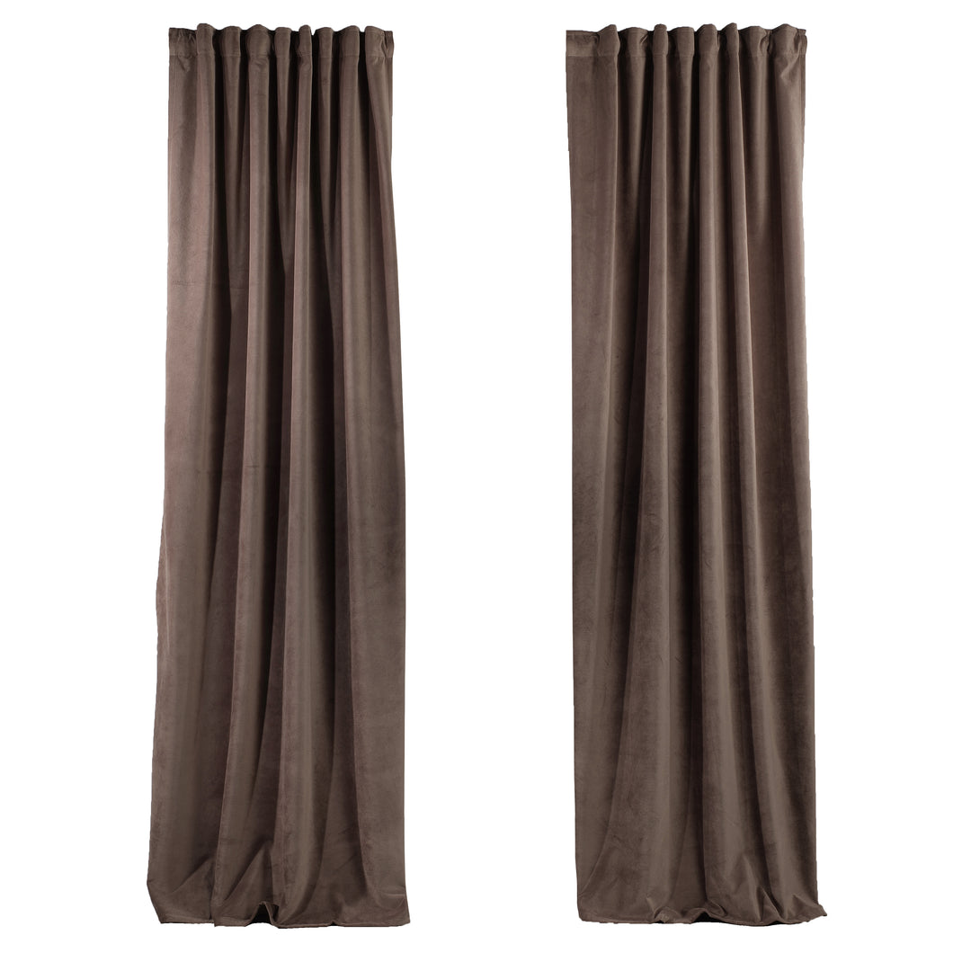 Solid Luxury Matte Velvet Curtain Panel - 70 Colors, Multiple Sizes