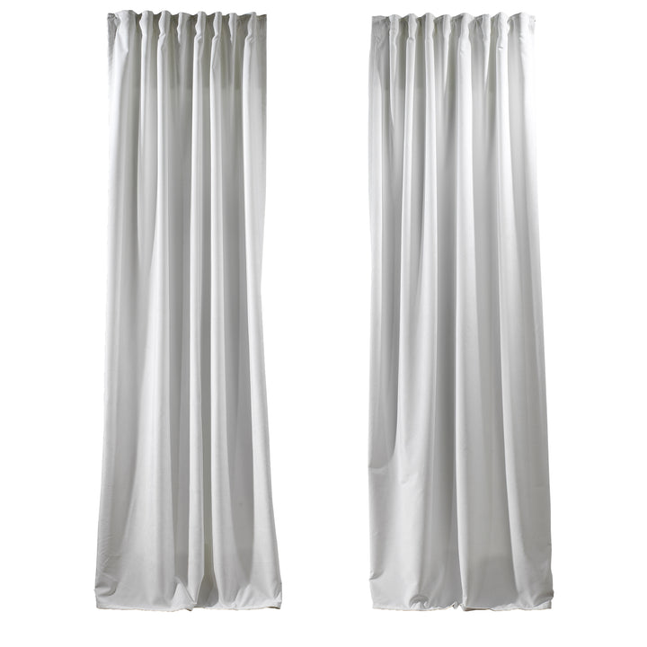 Solid Luxury Matte Velvet Curtain Panel - 70 Colors, Multiple Sizes