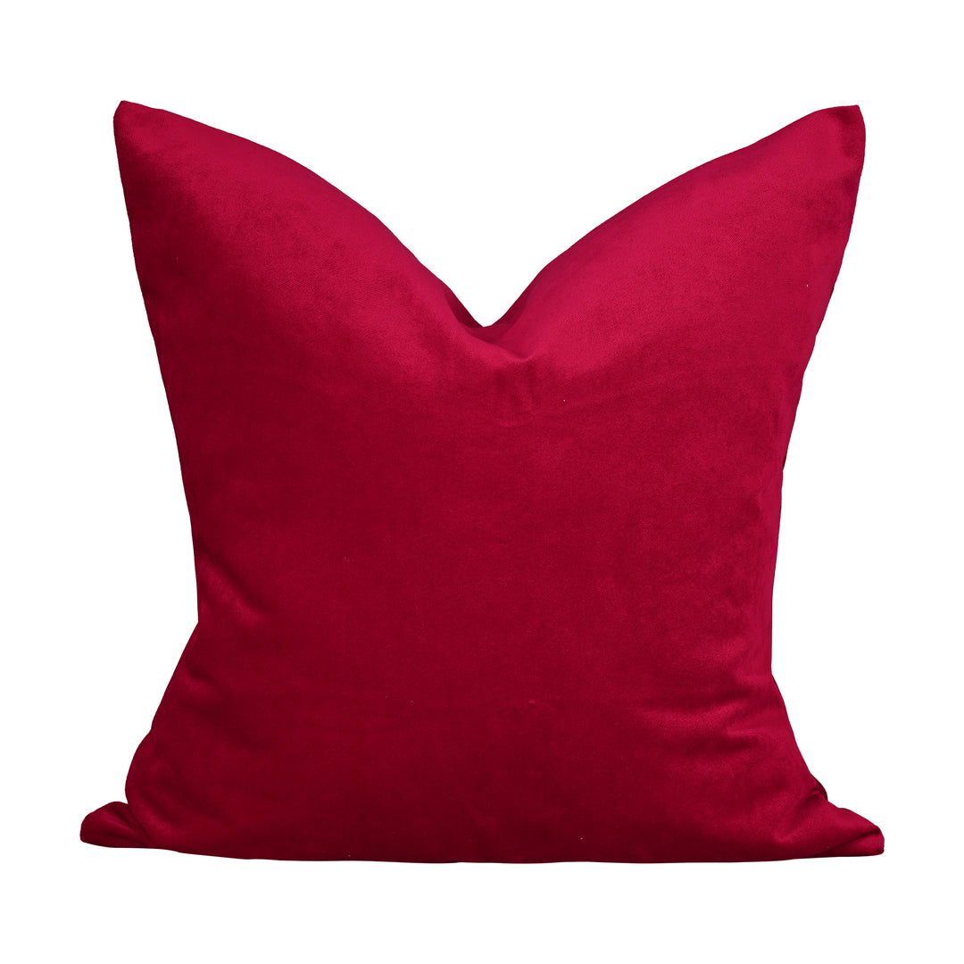 Matte Velvet Cushion Covers Set of 2 - with 70 Curtain Colors Matching, Multiple Sizes