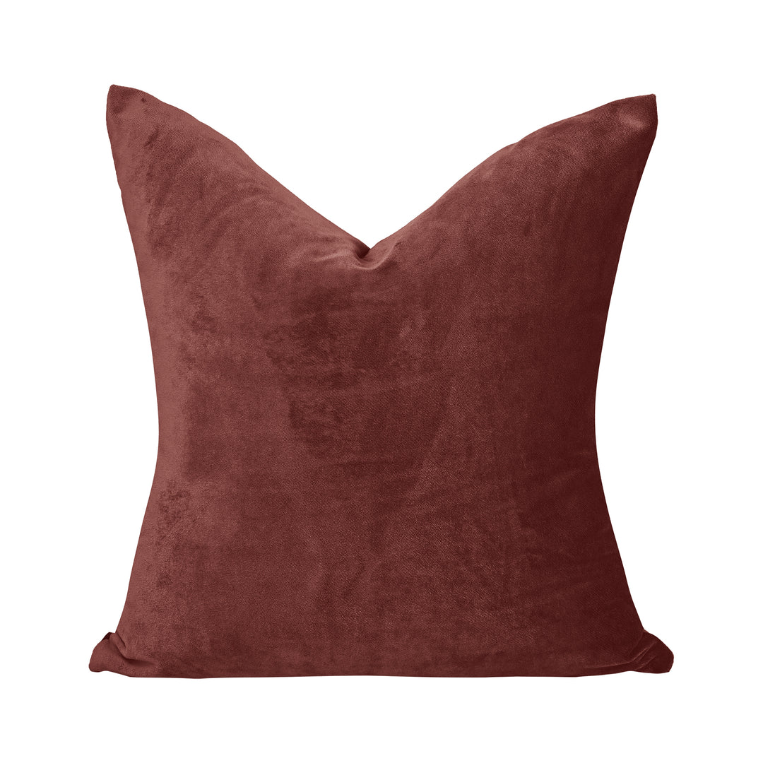 Matte Velvet Cushion Covers Set of 2 - with 70 Curtain Colors Matching, Multiple Sizes