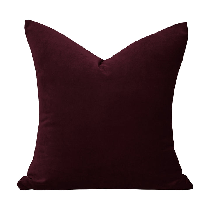 Matte Velvet Cushion Covers Set of 2 - with 70 Curtain Colors Matching, Multiple Sizes