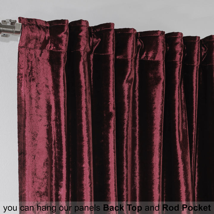 Soft Luxury Shiny Velvet Kitchen Valance Set of 3 - 25 Different Colors, Multiple Sizes