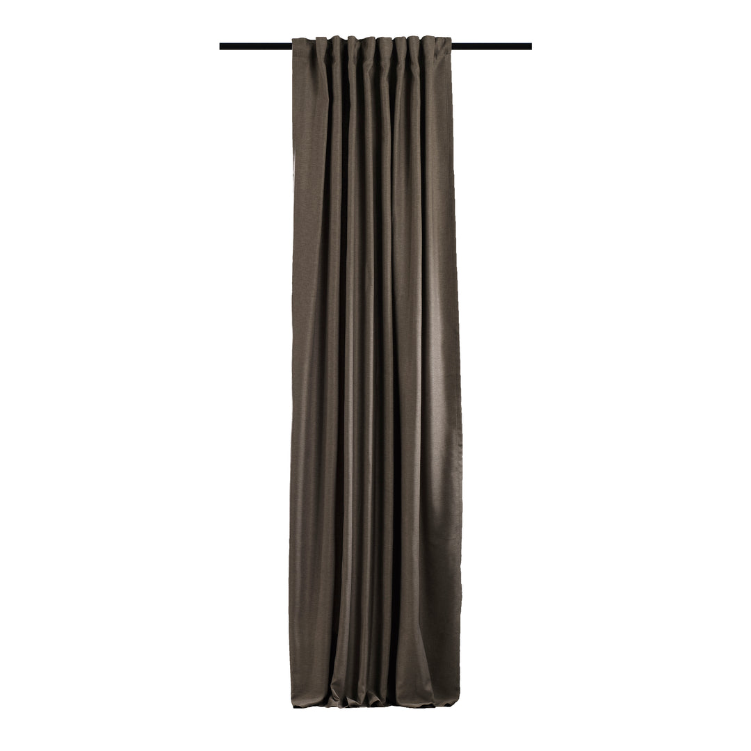 Solid Faux Linen Texture Curtain 1 Panel - Different Colors, Multiple Sizes