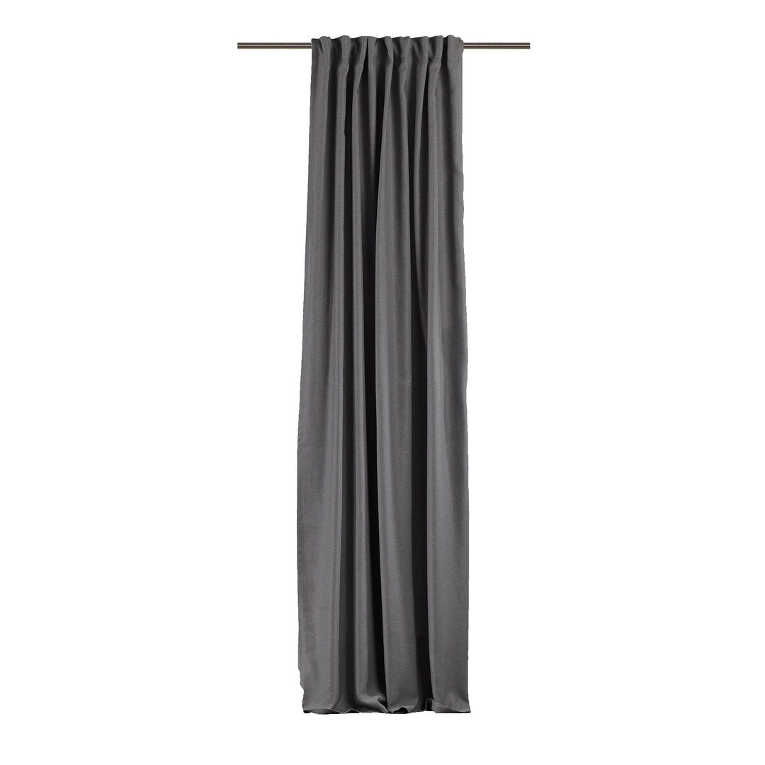 Solid Faux Linen Texture Curtain 1 Panel - Different Colors, Multiple Sizes