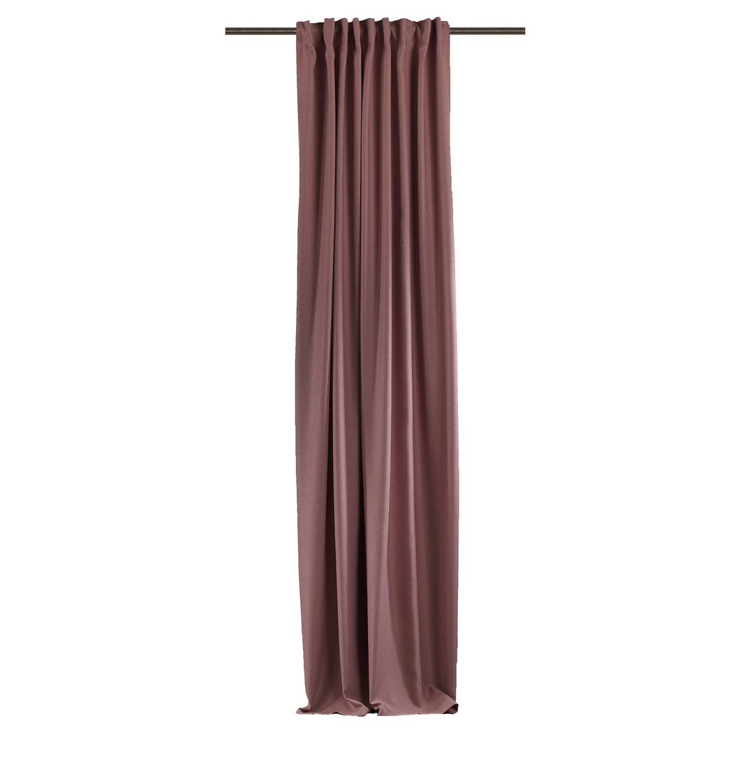 Solid Faux Linen Texture Curtain 1 Panel - Different Colors, Multiple Sizes