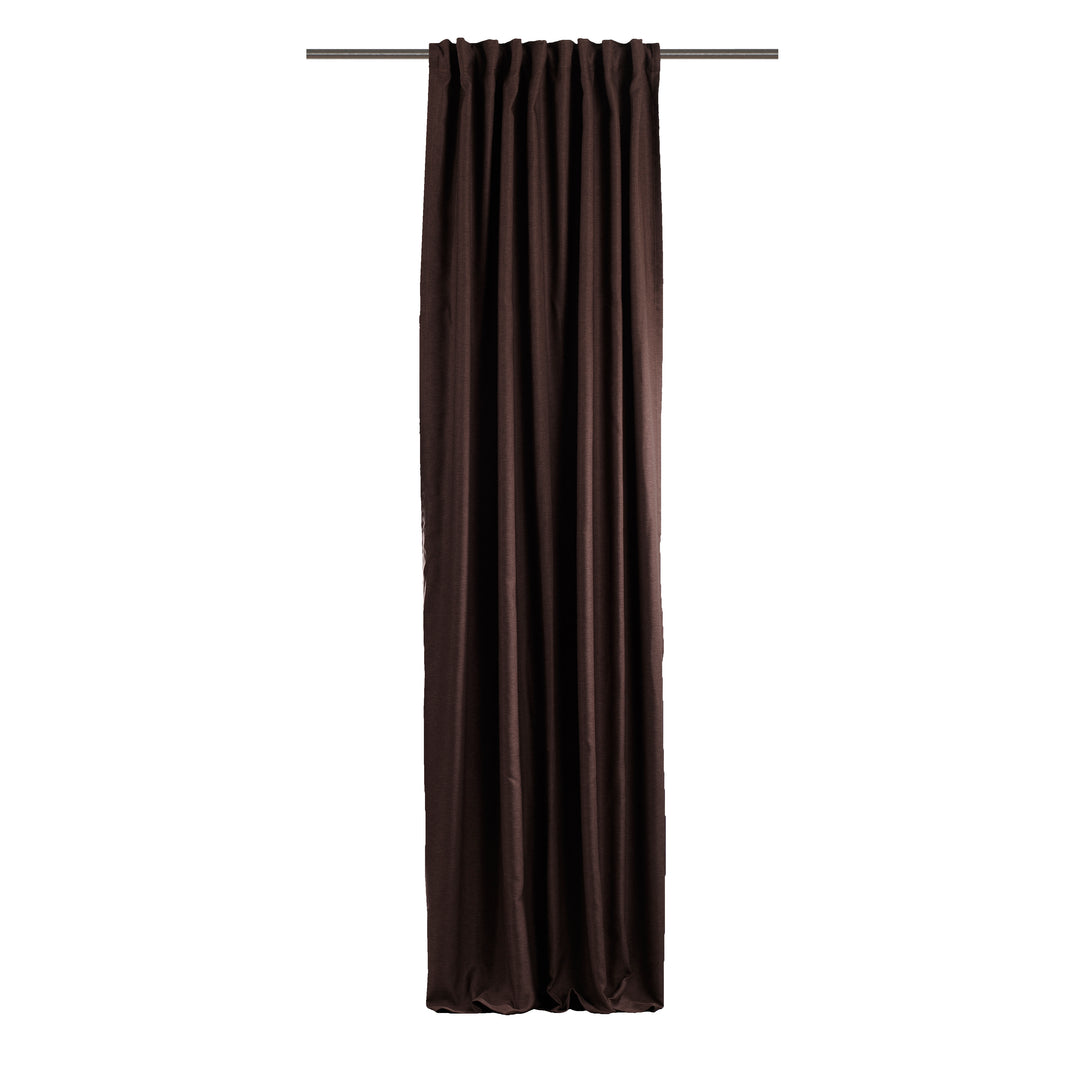 Solid Faux Linen Texture Curtain 1 Panel - Different Colors, Multiple Sizes