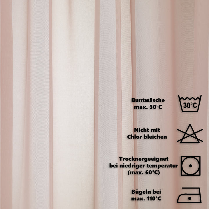 Sheer Silk Chiffon Fabric Curtain Set of 2 - Different Colors, Multiple Sizes