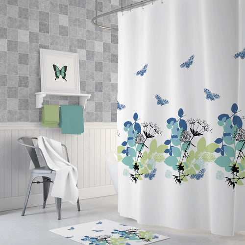 3S Brothers Dolphins Shower Curtain Panel for Bathroom, Unique and Stylish Heavy Duty Design with 12 Grommets and Hooks, Polyester Multicolor 72 x 72